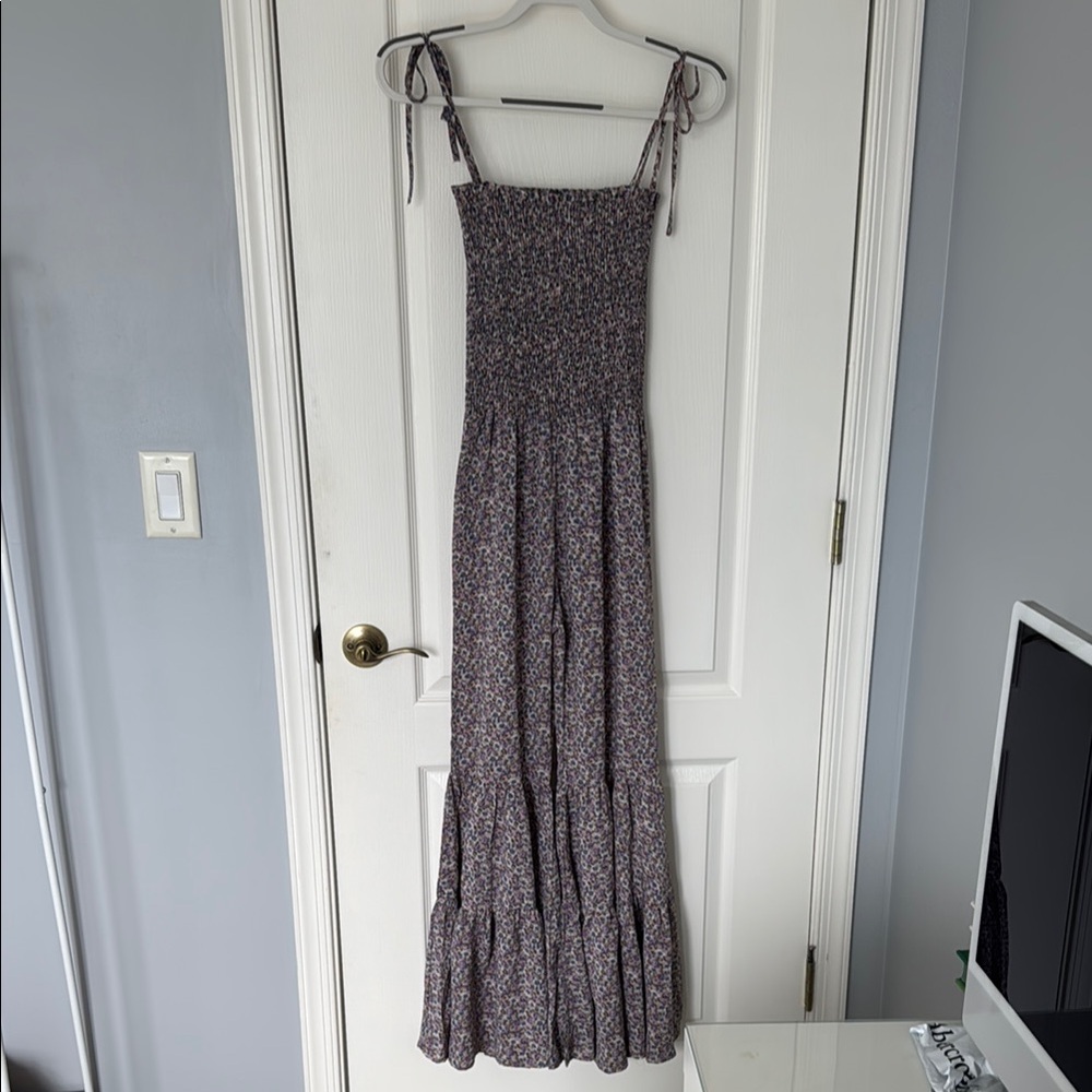 Storia Purple Floral Jumpsuit